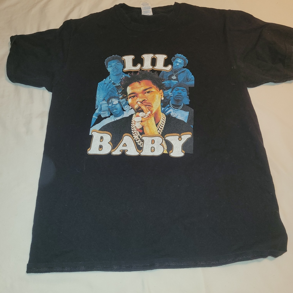 Port and Company Black Graphic Tee